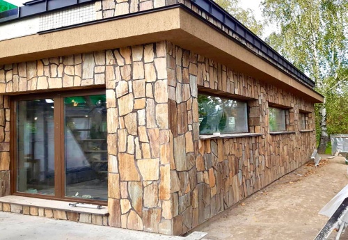 Плитняк кора дерева для фасада купить в Владивостоке