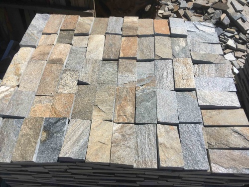 Плитка пилёная златолит Уральский для цоколя, отмостки купить в Владивостоке