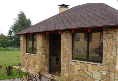 Плитняк златолит жёлтый для фасада 1,5-3 см купить в Владивостоке