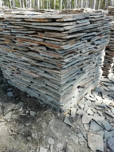 Плитняк златолит Уральский для цоколя, отмостки купить в Владивостоке