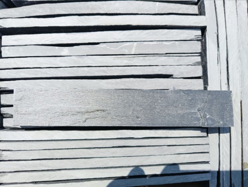 Плитка чёрная из натурального камня фасадная 30 см * 5 см, толщина 7 мм -30 мм купить в Владивостоке